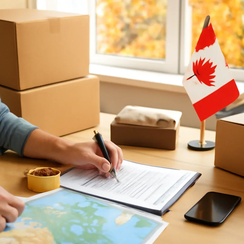 Move planning support image for best time of year to move in canada