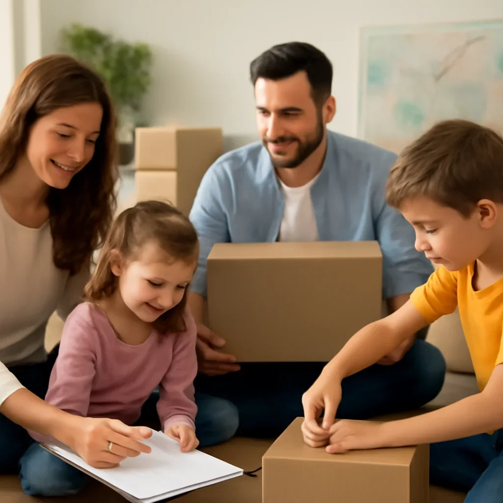 Move planning support image for moving with kids: a family relocation checklist