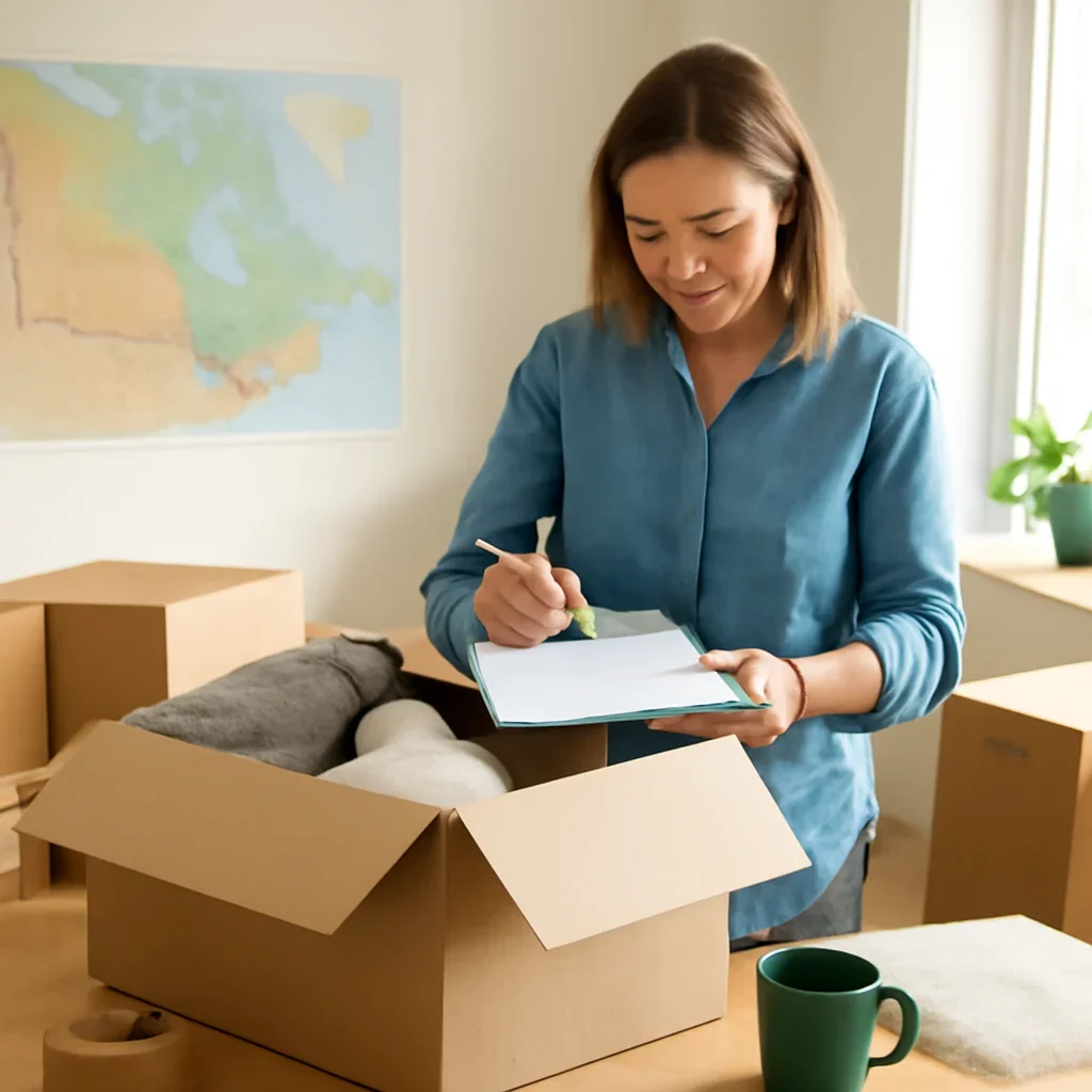 Move planning support image for packing tips for a long-distance move