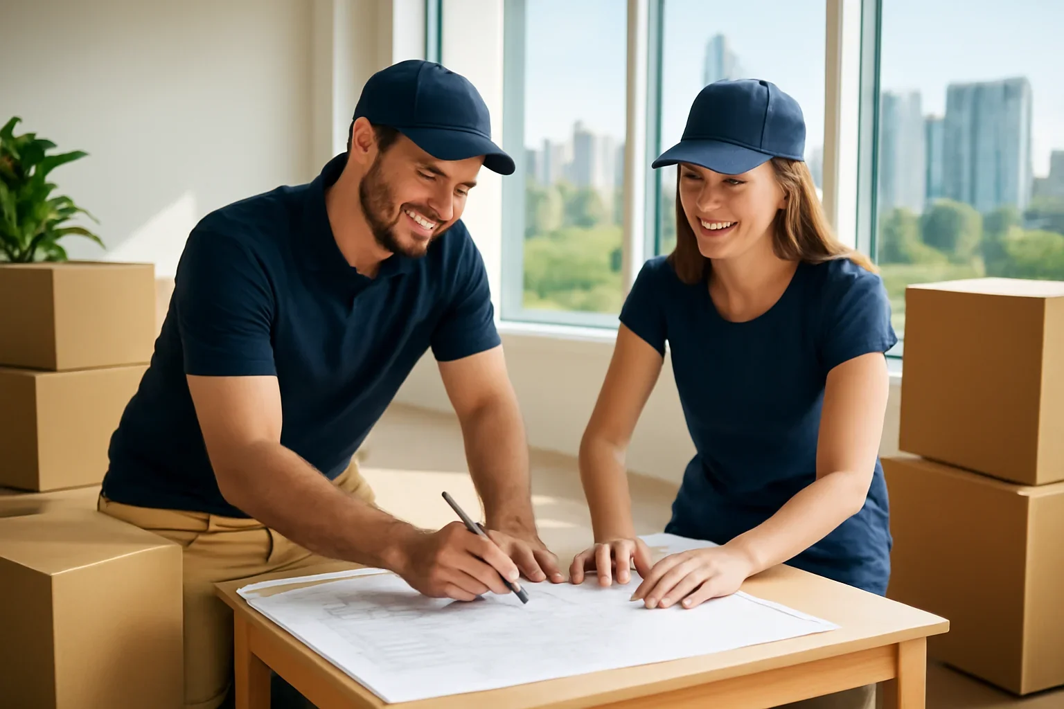 Best Moving Companies in Calgary planning scene for TMC