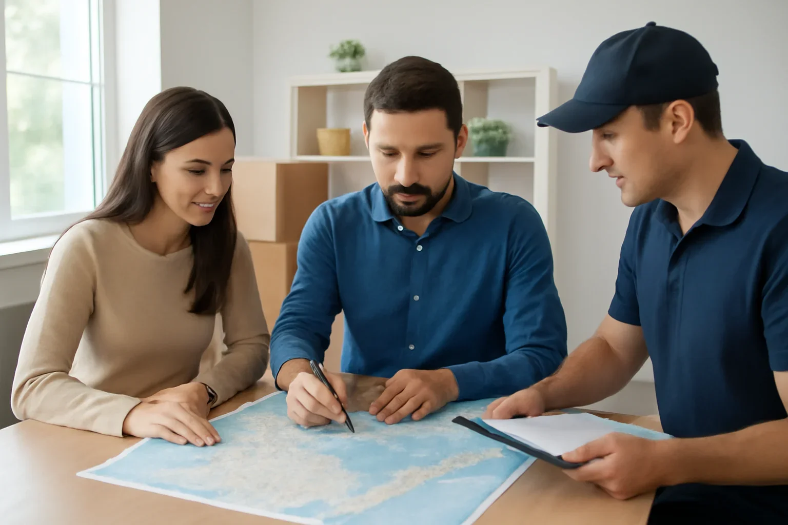 Best Moving Companies in Canada planning scene for TMC