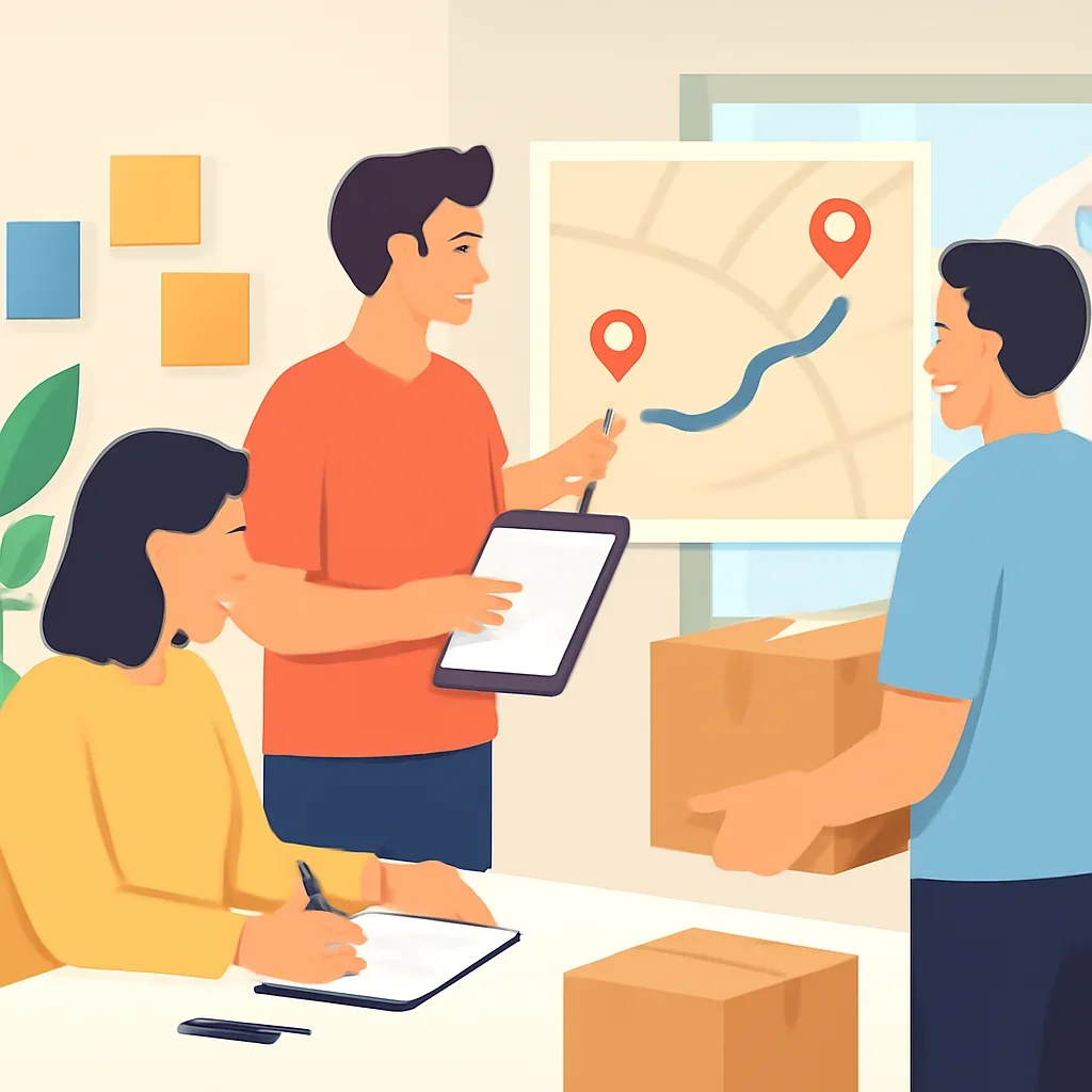 Planning and coordination for cheap moving companies
