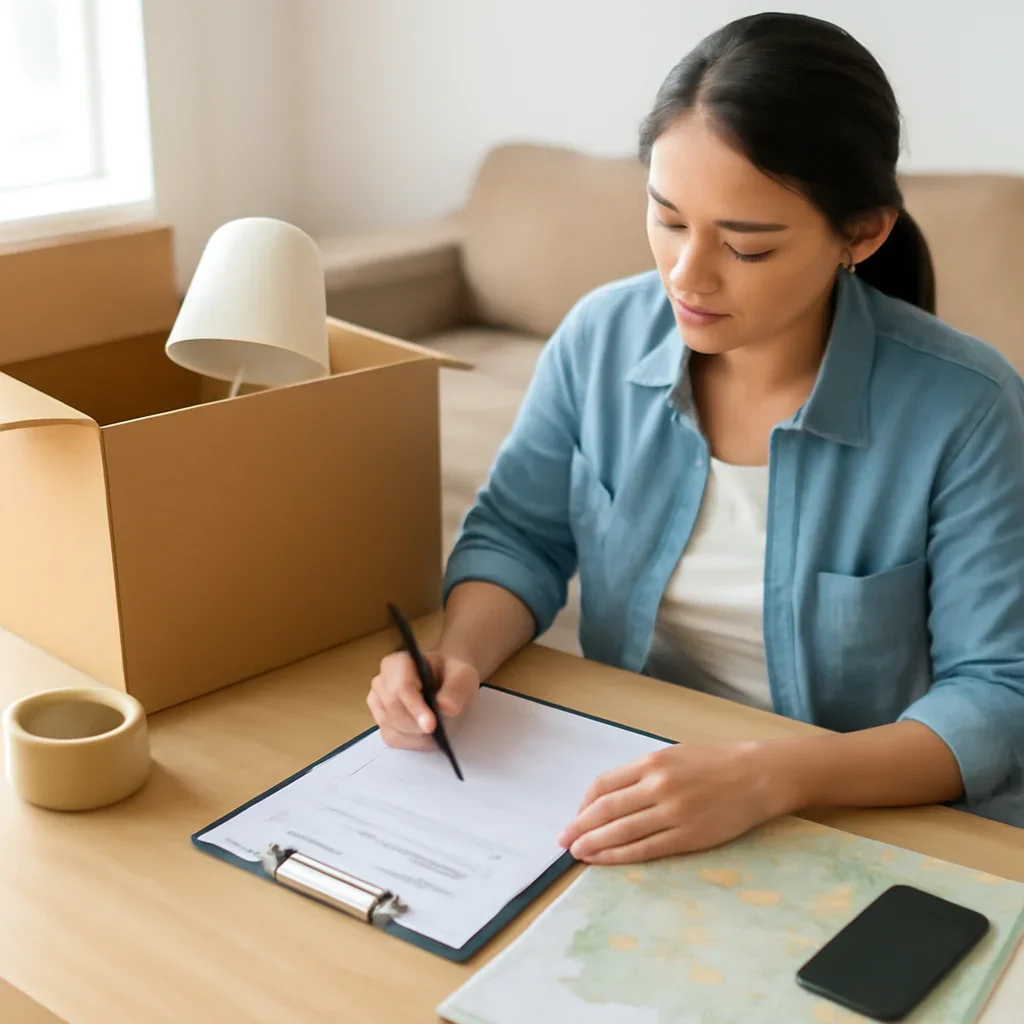 Supporting move preparation for compare moving companies