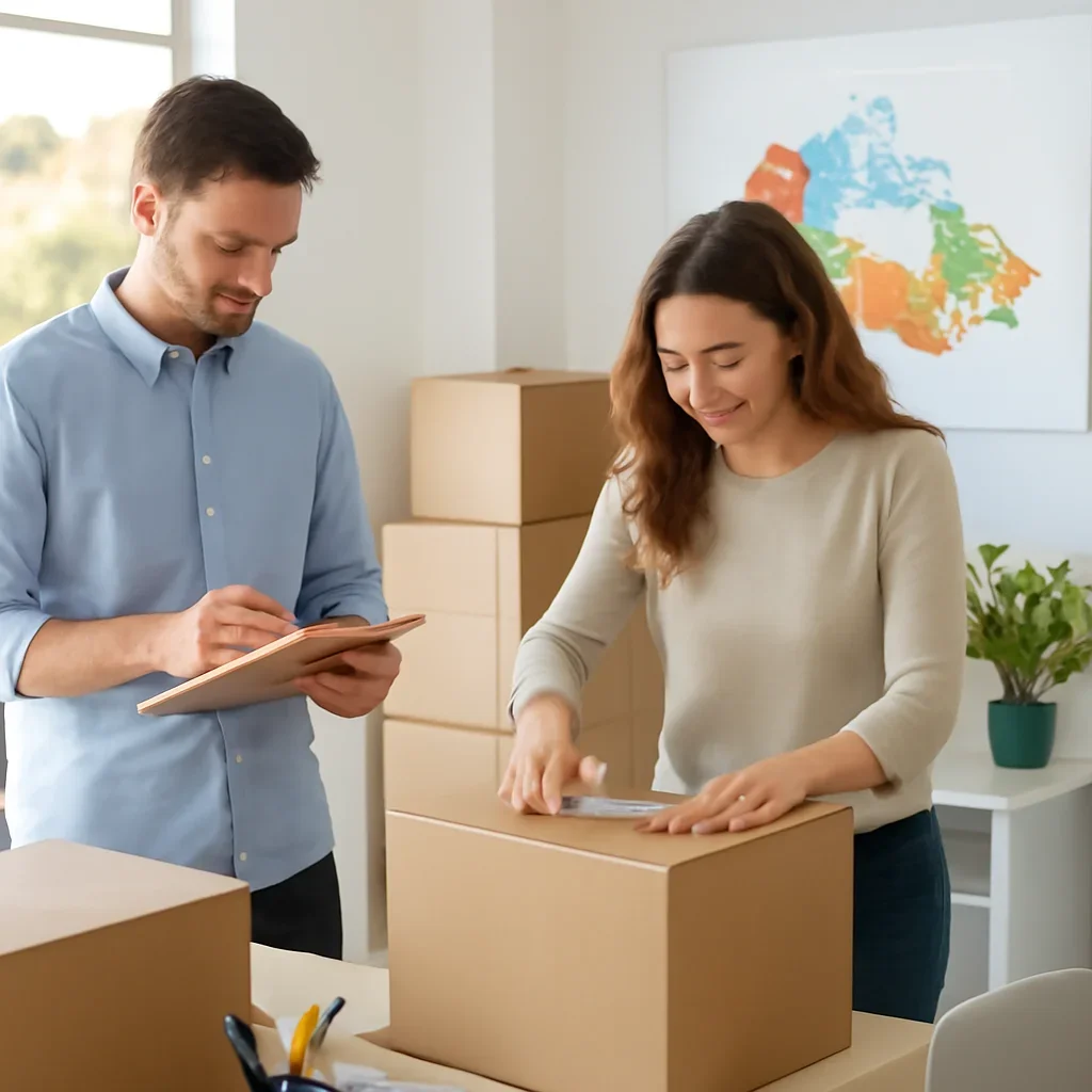 Supporting move preparation for office moving