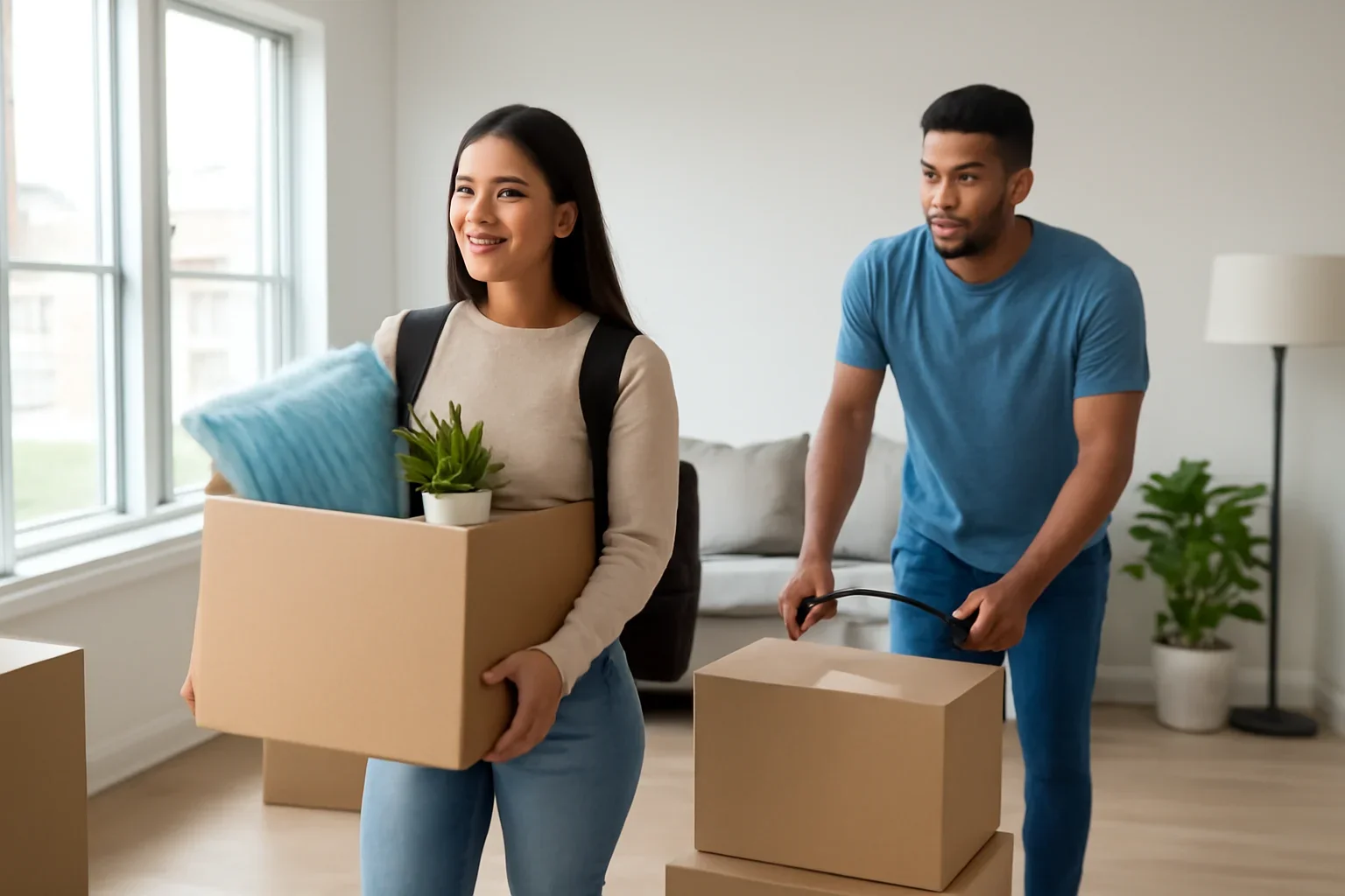 Student Moving planning scene for TMC