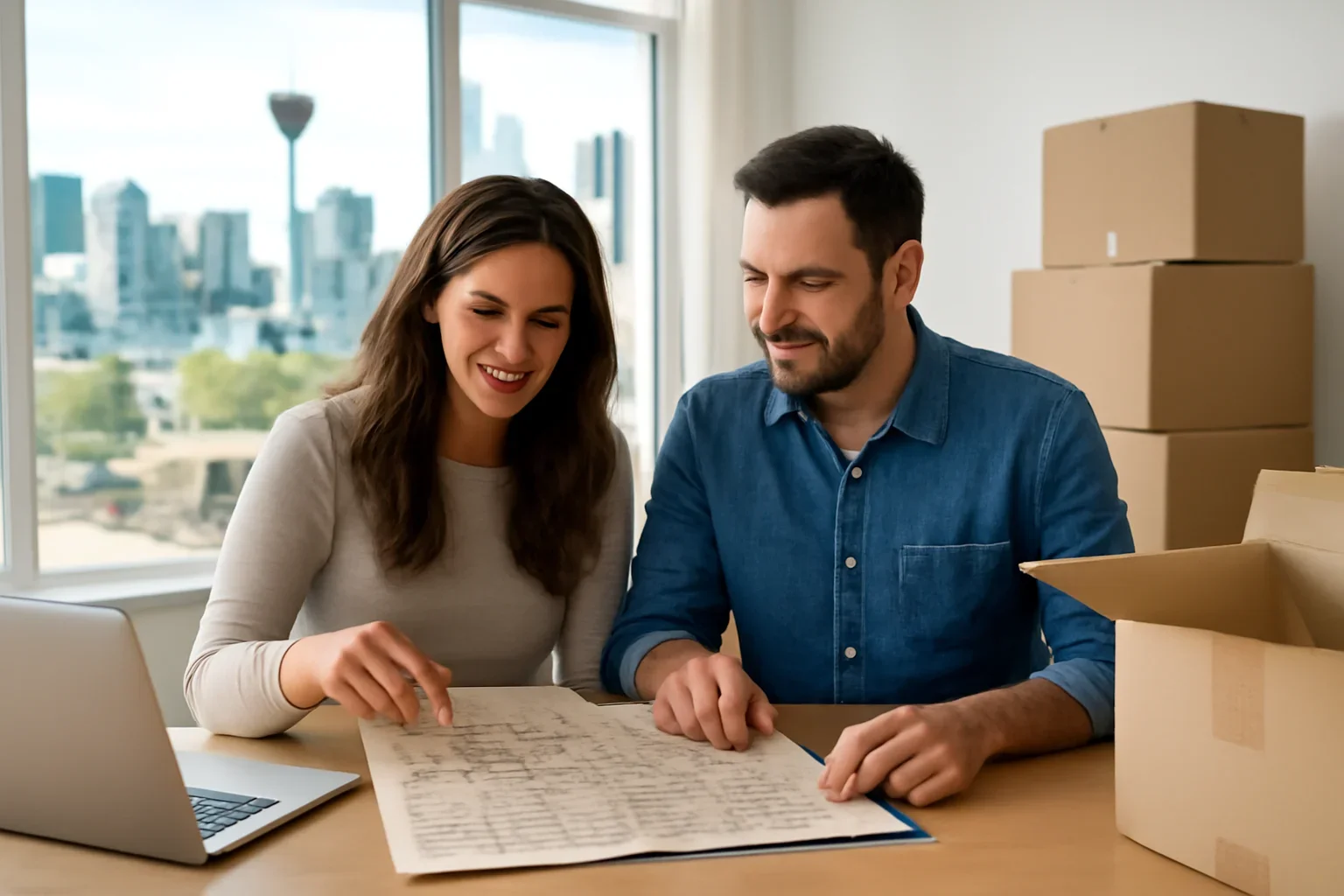 Residential Moving in Calgary planning scene