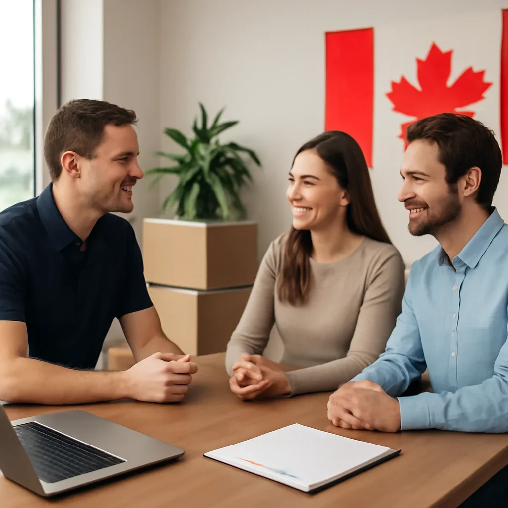 Customer comparing moving services for a North Vancouver relocation