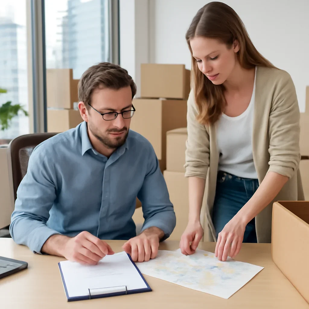 Preparation and packing support for office moving in vancouver