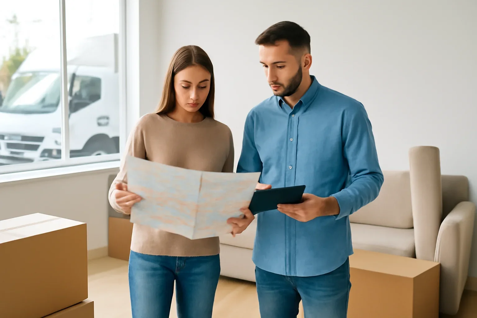 Long-Distance Moving in Winnipeg planning scene