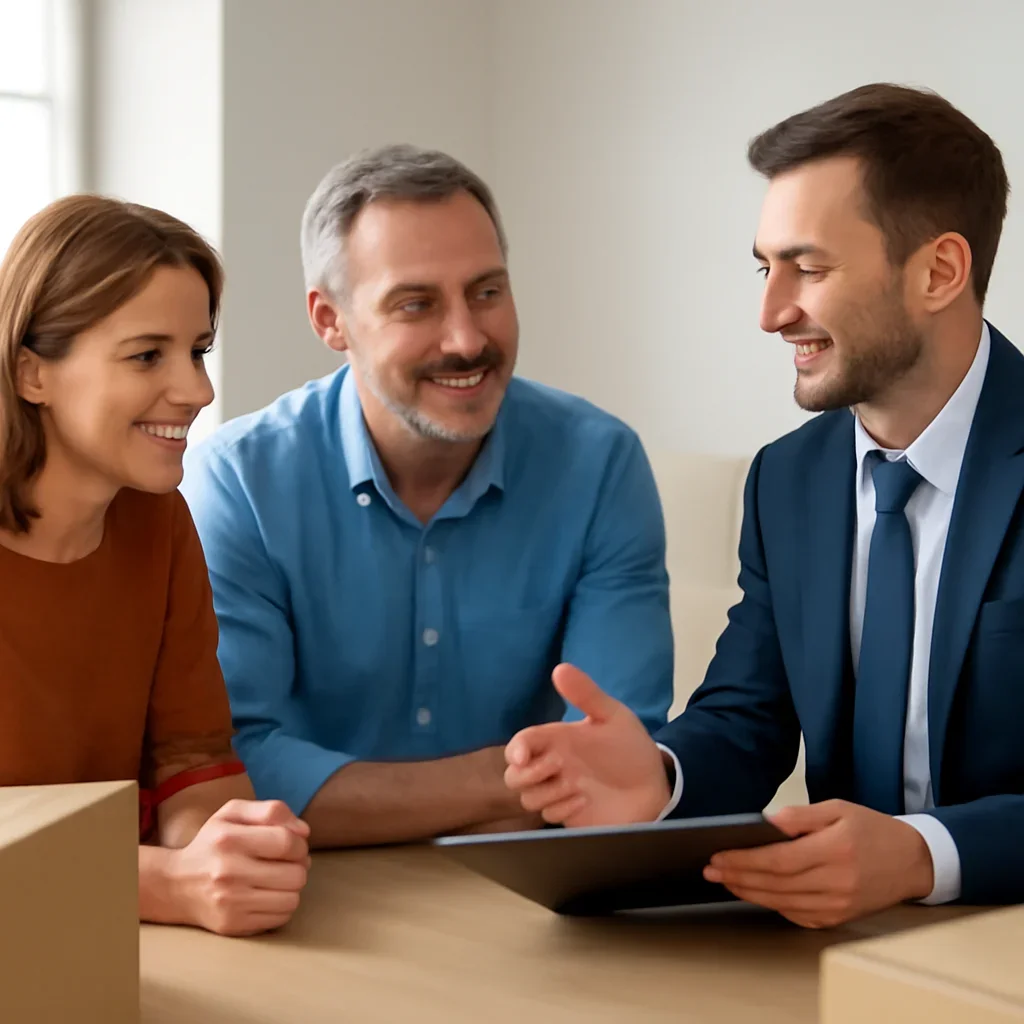 Customer comparing moving services for a Halifax relocation