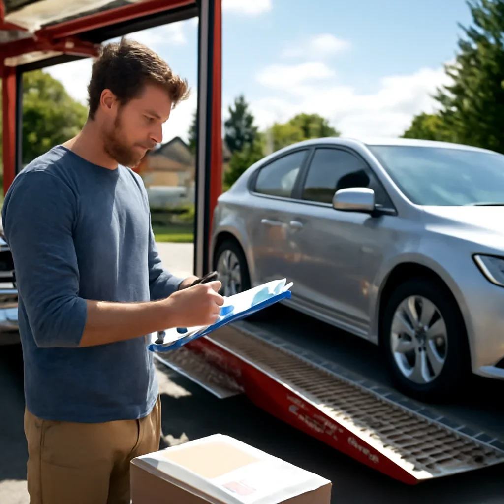 Supporting move preparation for car shipping