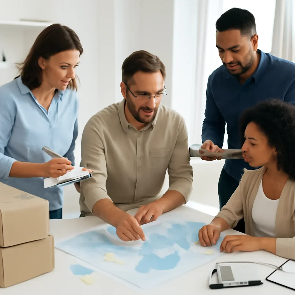 Planning and coordination for cross-border moving