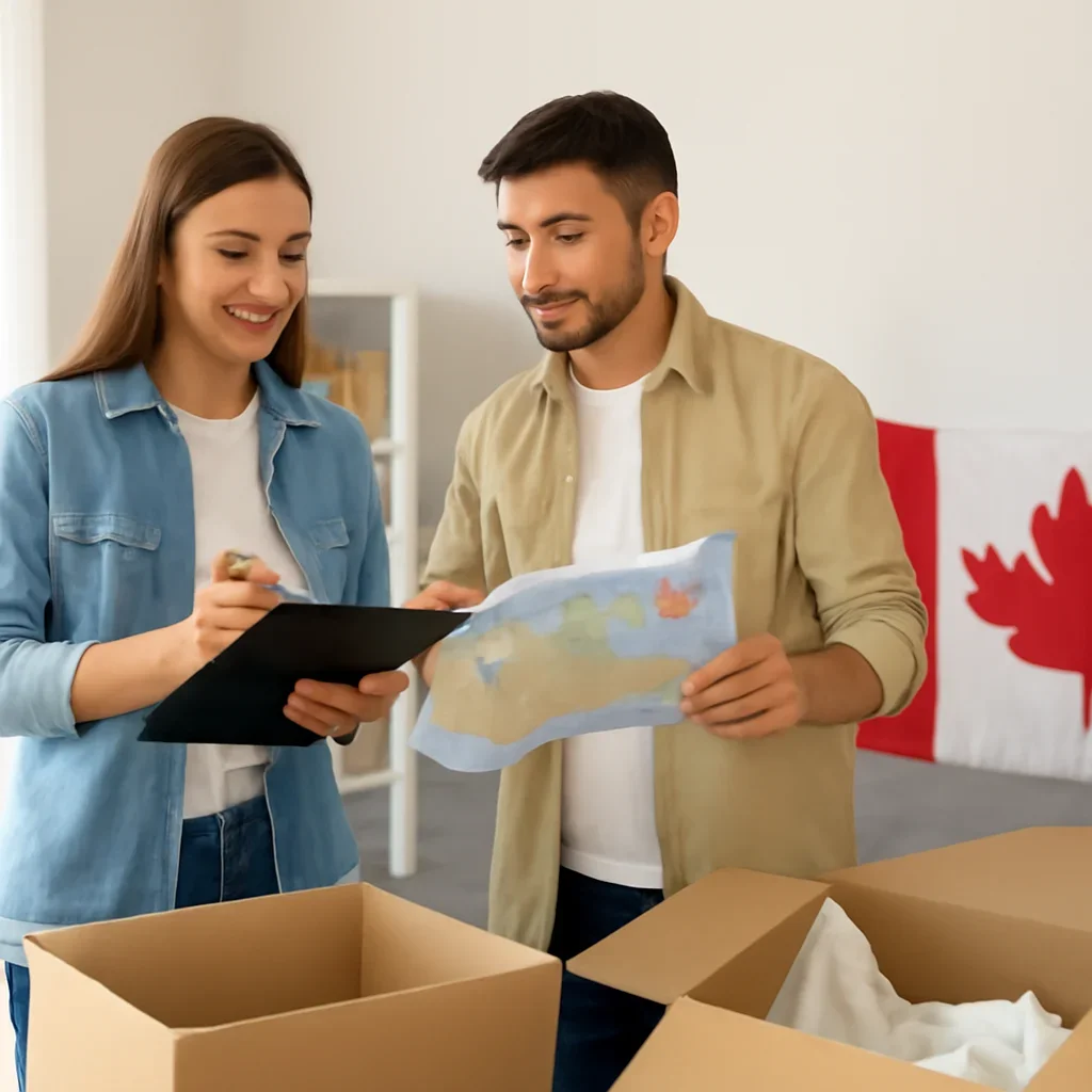 Supporting move preparation for cross-border moving