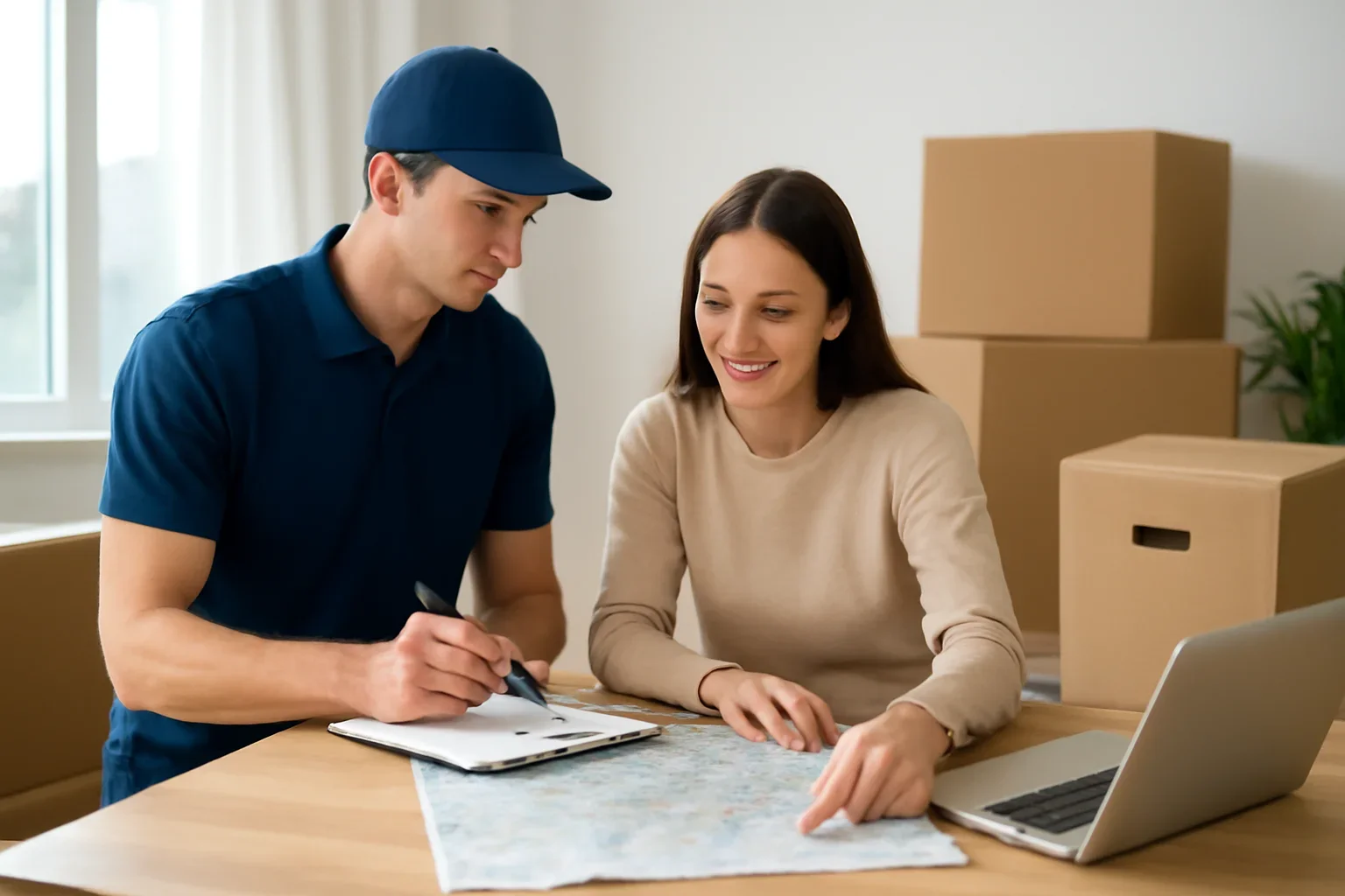 Cross-Country Moving planning scene for TMC