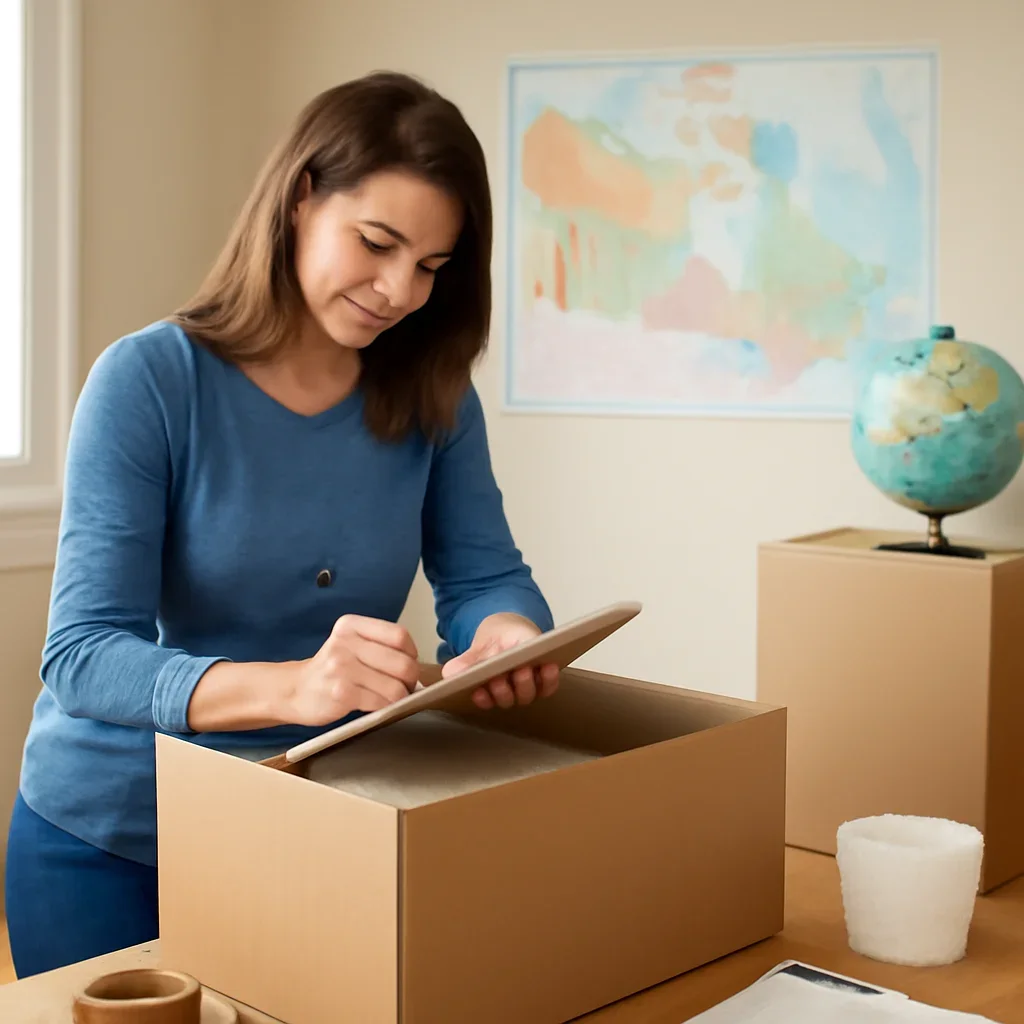 Supporting move preparation for interprovincial moving