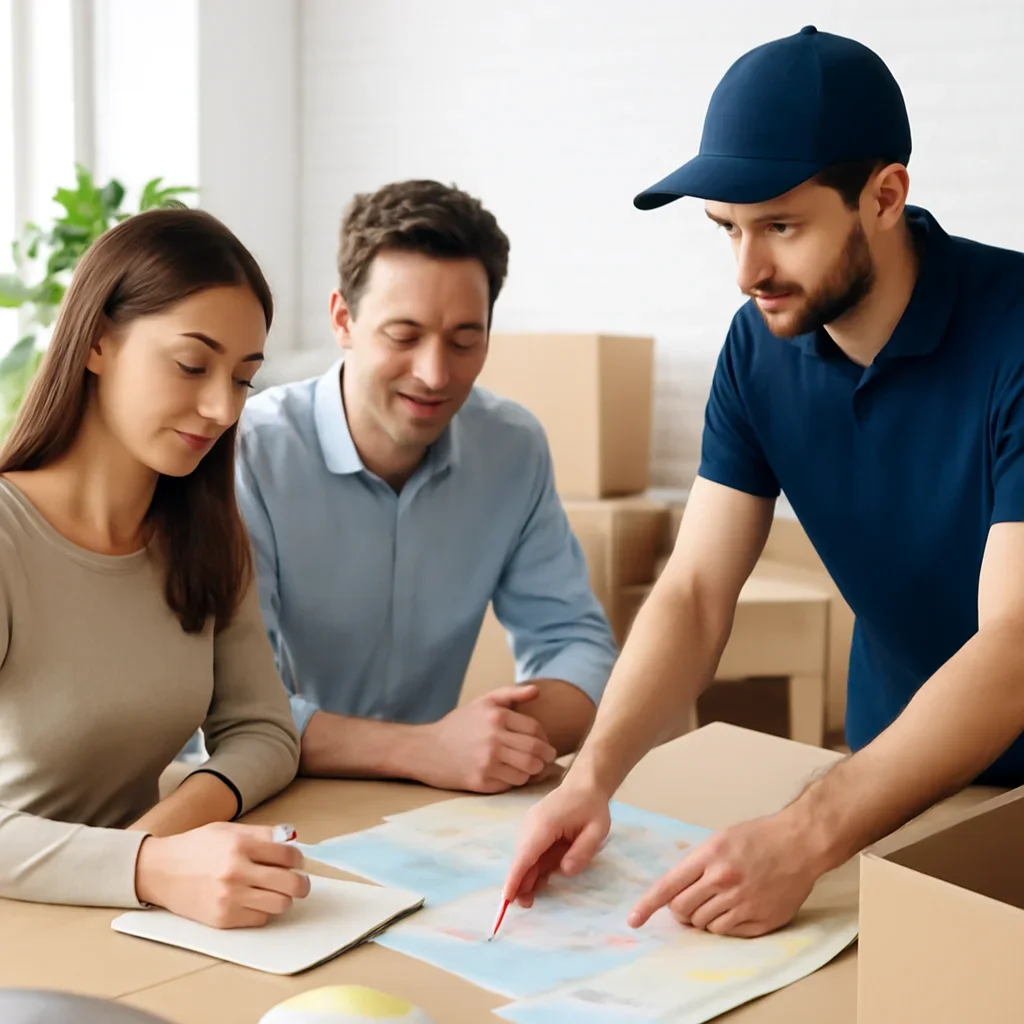 Planning and coordination for local moving
