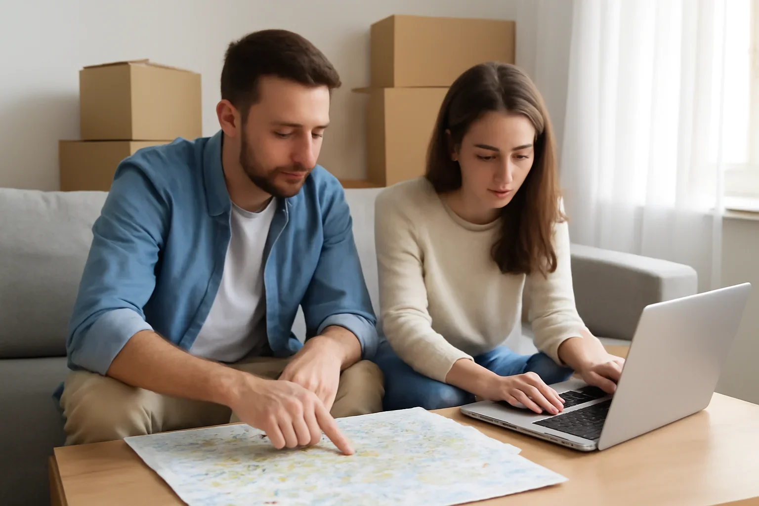 Long-Distance Moving planning scene for TMC