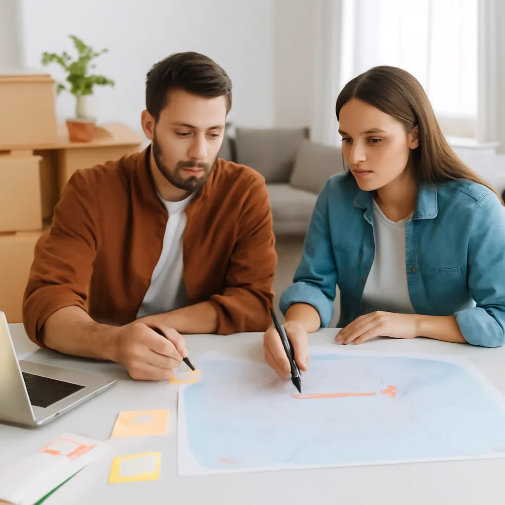 Planning and coordination for long-distance moving