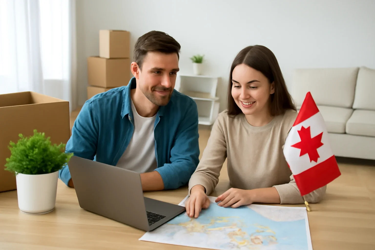 Moving to Canada planning scene for TMC