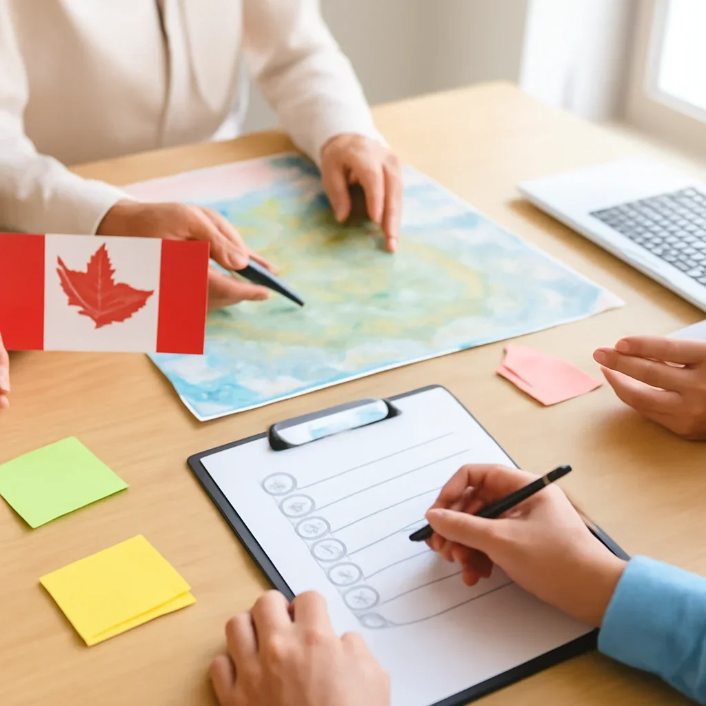 Planning and coordination for moving to canada