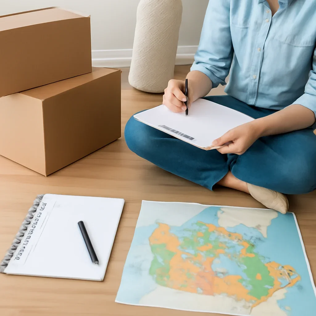 Supporting move preparation for packing services